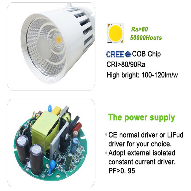 2 3 4 dráty adaptér 20 w 30w 40w 50w magnetické místo posádky vedla trať světlo
