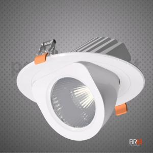 Lampa de lumină cu lumină de lumină rotindu-se în jos cu 30W